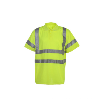 High Visibility Reflective Safety Work T-Shirt with Canada Market